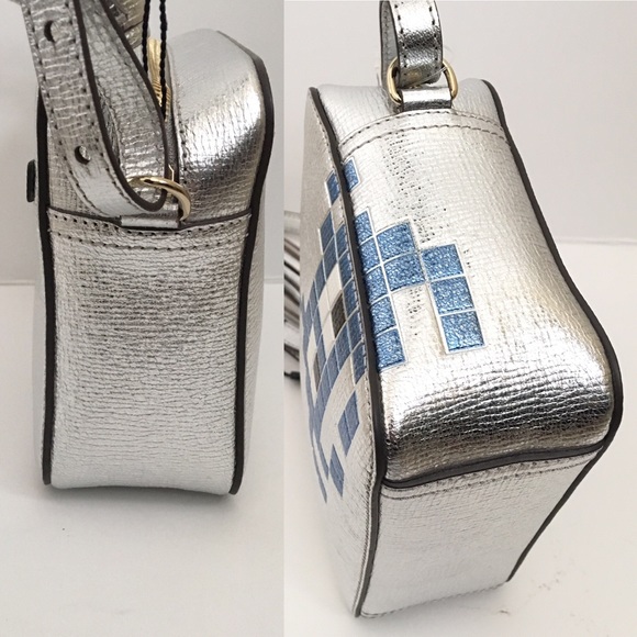 Anya Hindmarch Robo Leather Metallic Crossbody - Picture 6 of 8